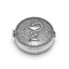 Серебряная шкатулка - таблетница с замочком  для хранения лекарств  930966